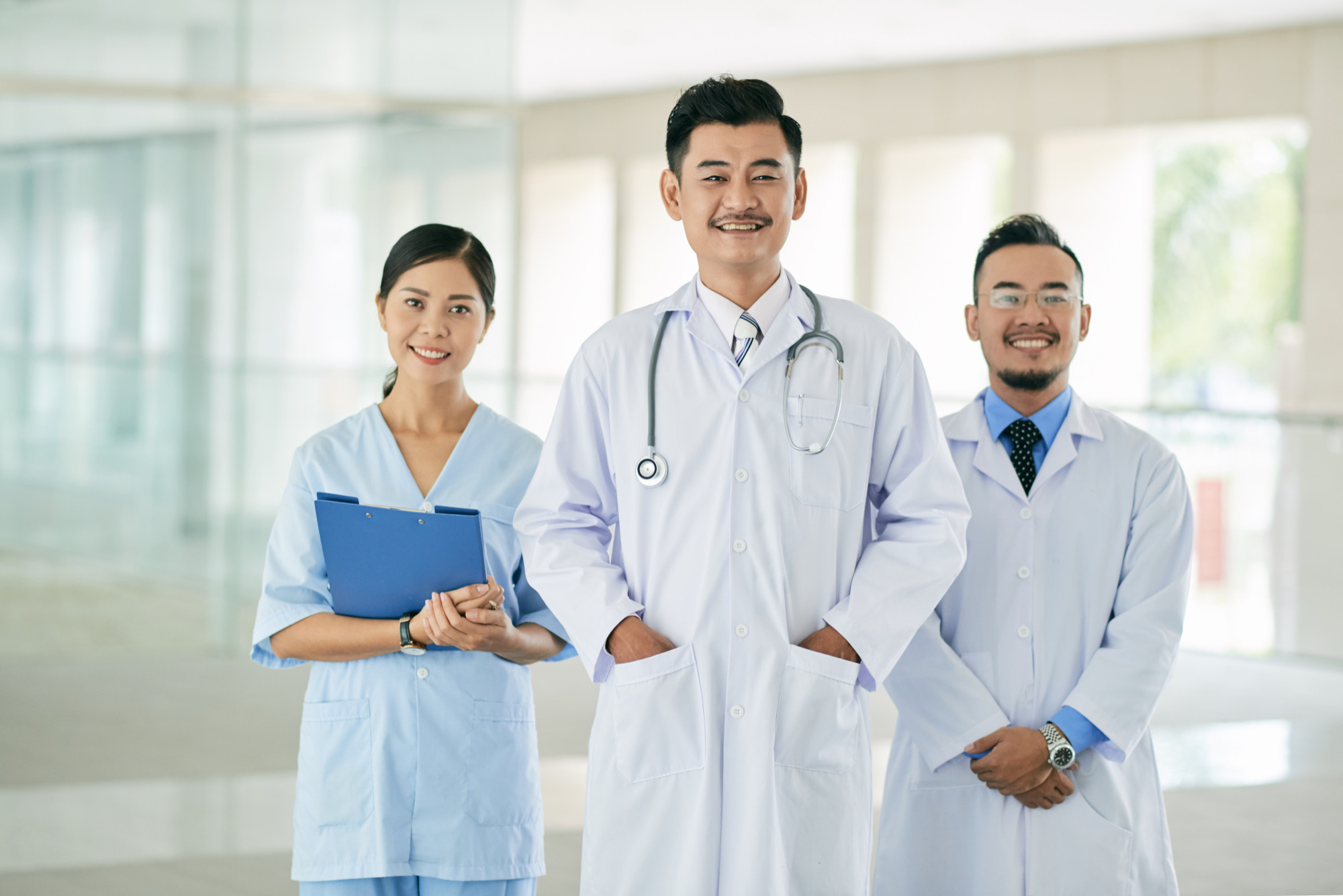 doctor welcoming
